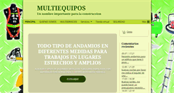 Desktop Screenshot of multiequiposs.com