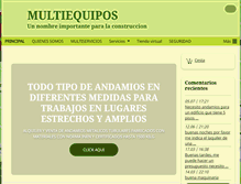 Tablet Screenshot of multiequiposs.com